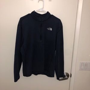 The North Face quarter zip blue Men’s